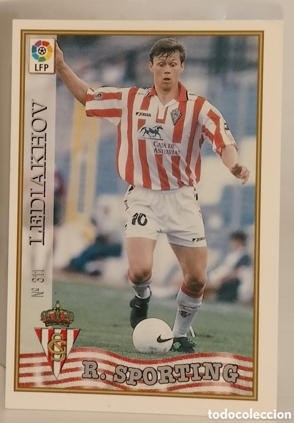 Cromos de F&uacute;tbol: Lediakhov Sporting de Gij&oacute;n 96-97