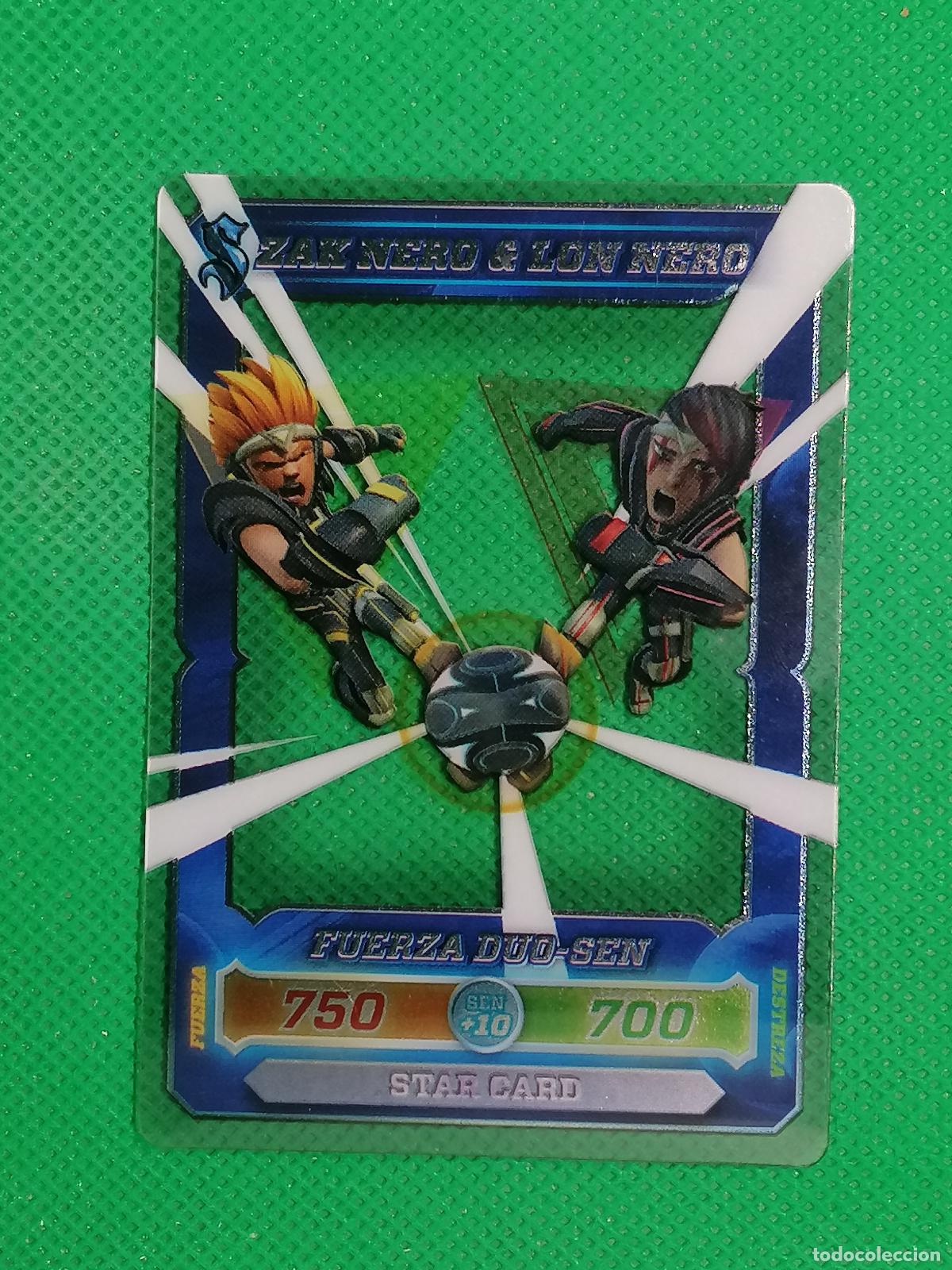 Cromos de F&uacute;tbol: #101 ZAK NERO & LON NERO ♕ CRYSTAL DESAFIO CHAMPIONS SENDOKAI PANINI 2014