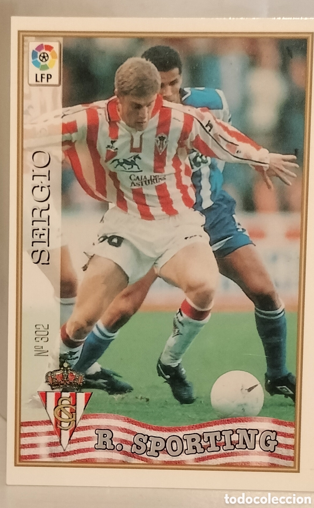 Cromos de F&uacute;tbol: Sergio Sporting de Gij&oacute;n 96-97