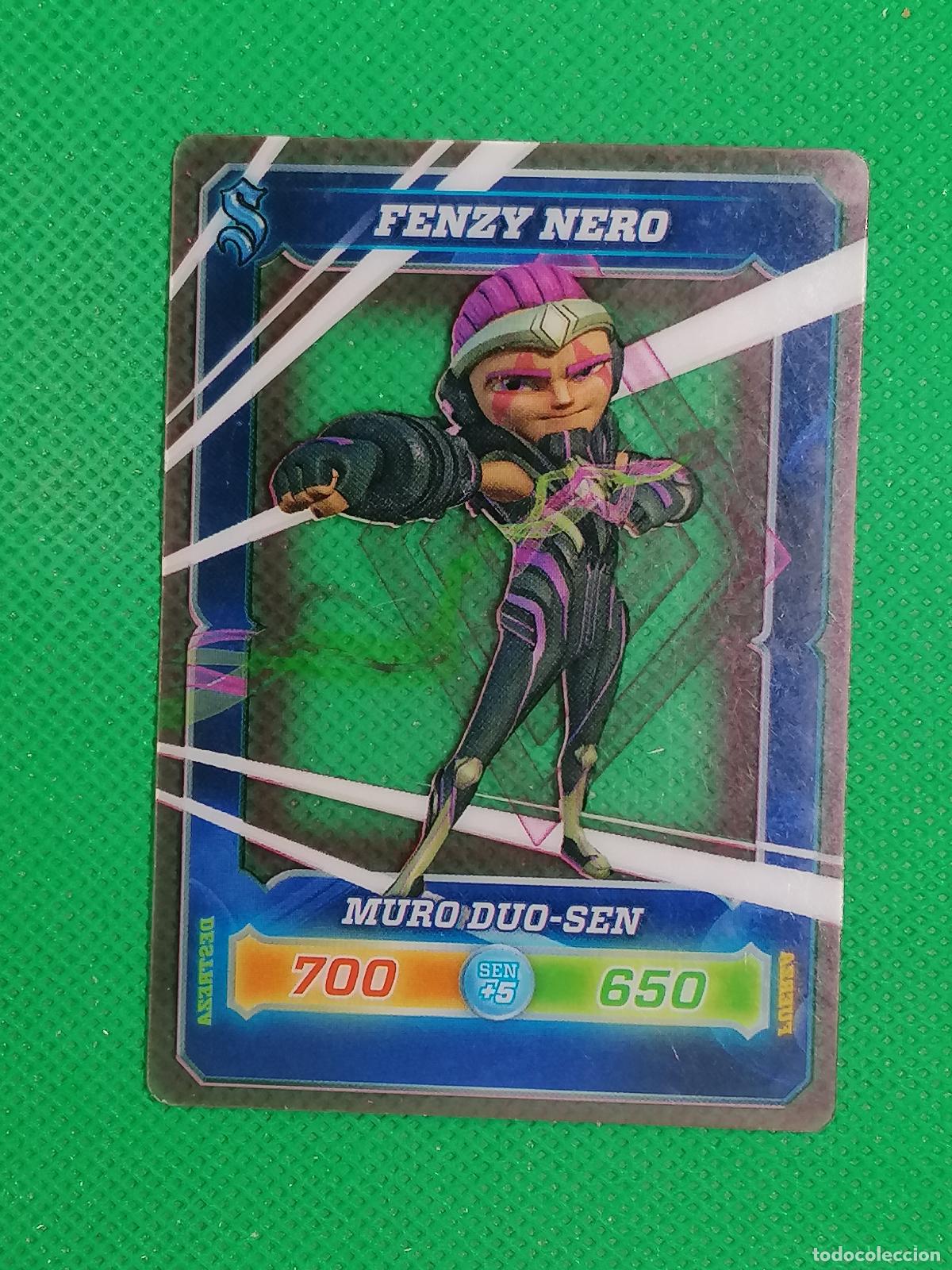 Cromos de F&uacute;tbol: #105 FENZY NERO ♕ CRYSTAL DESAFIO CHAMPIONS SENDOKAI PANINI 2014