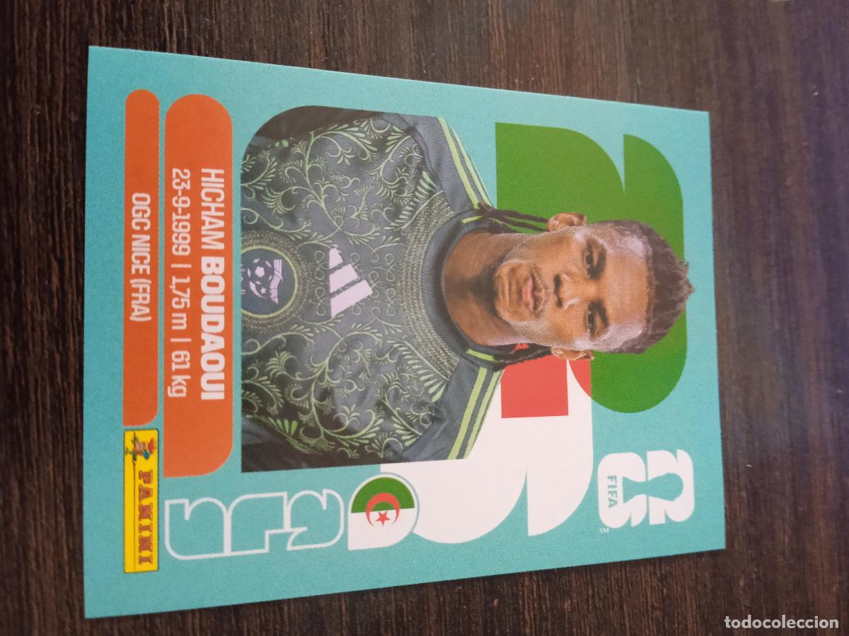 Cromos de F&uacute;tbol: Cromo Mundial Futbol 2026 Panini canada usa Mexico Argelia Hicham Boudaoui ALG 10