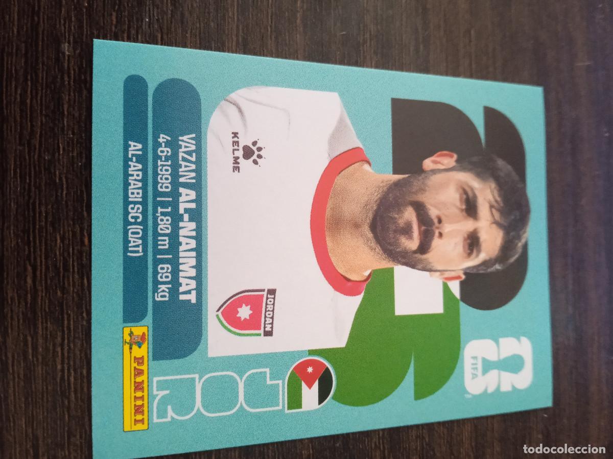 Cromos de F&uacute;tbol: Cromo Mundial Futbol 2026 Panini canada usa Mexico Jordania Vazan Al-Naimat JOR 15