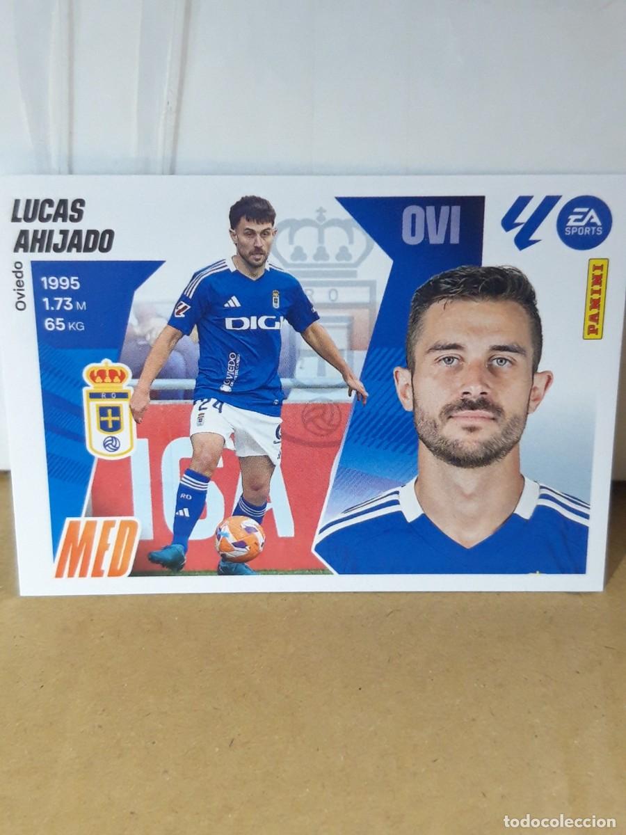 Cromos de F&uacute;tbol: LUCAS AHIJADO REAL OVIEDO N&ordm; 16 B LIGA ESTE 25 26 2025 2026 PANINI