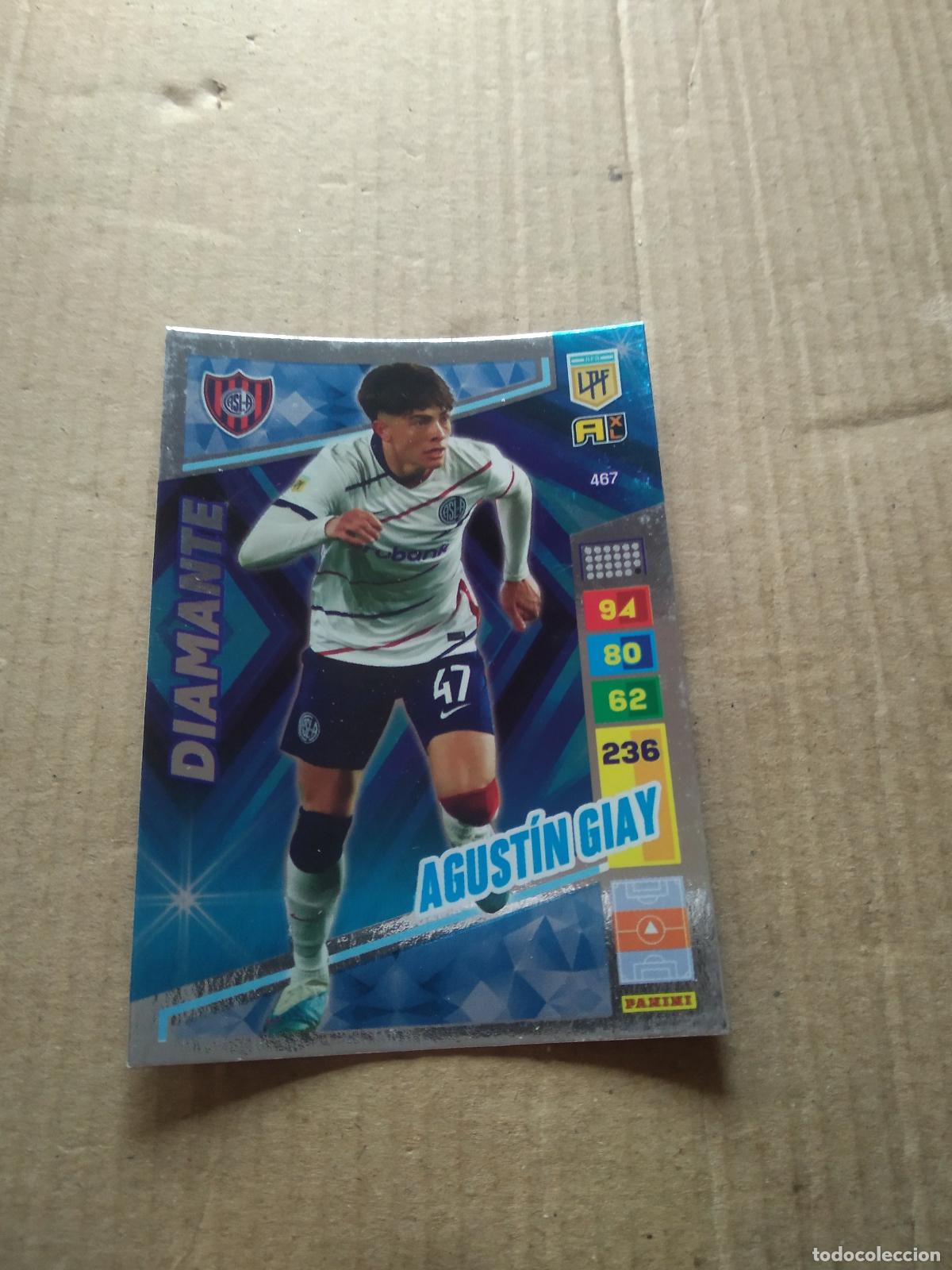 Cromos de F&uacute;tbol: 467 agustin giay san lorenzo CROMO FUTBOL PANINI ARGENTINO 2023 LIGA ARGENTINA ADRENALYN