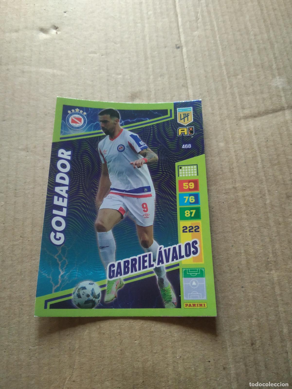 Cromos de F&uacute;tbol: 468 GABRIEL AVALOS ARGENTINOS JUNIORS CROMO FUTBOL PANINI ARGENTINO 2023 LIGA ARGENTINA ADRENALYN