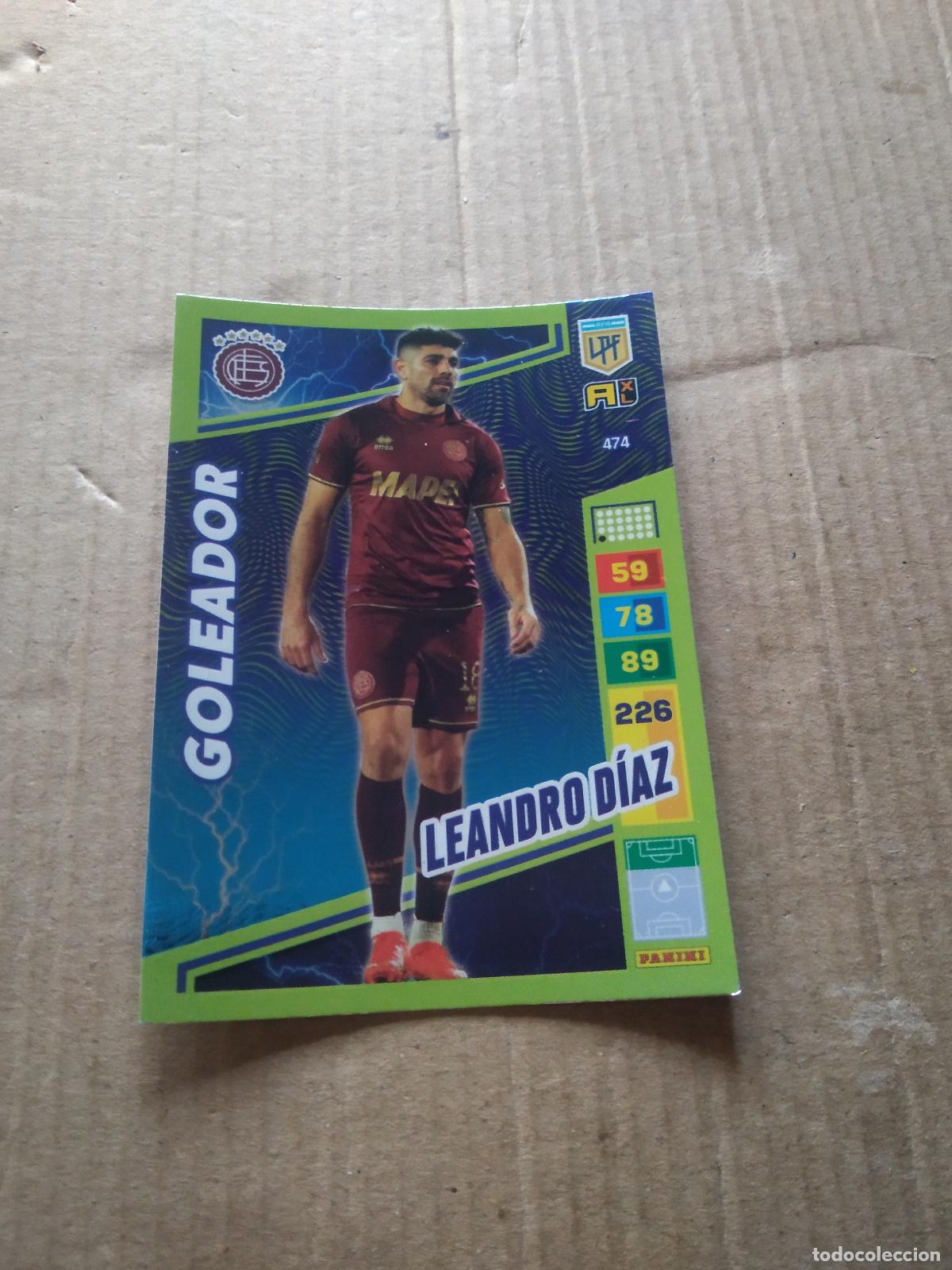 Cromos de F&uacute;tbol: 474 LEANDRO DIAZ LANUS CROMO FUTBOL PANINI ARGENTINO 2023 LIGA ARGENTINA ADRENALYN