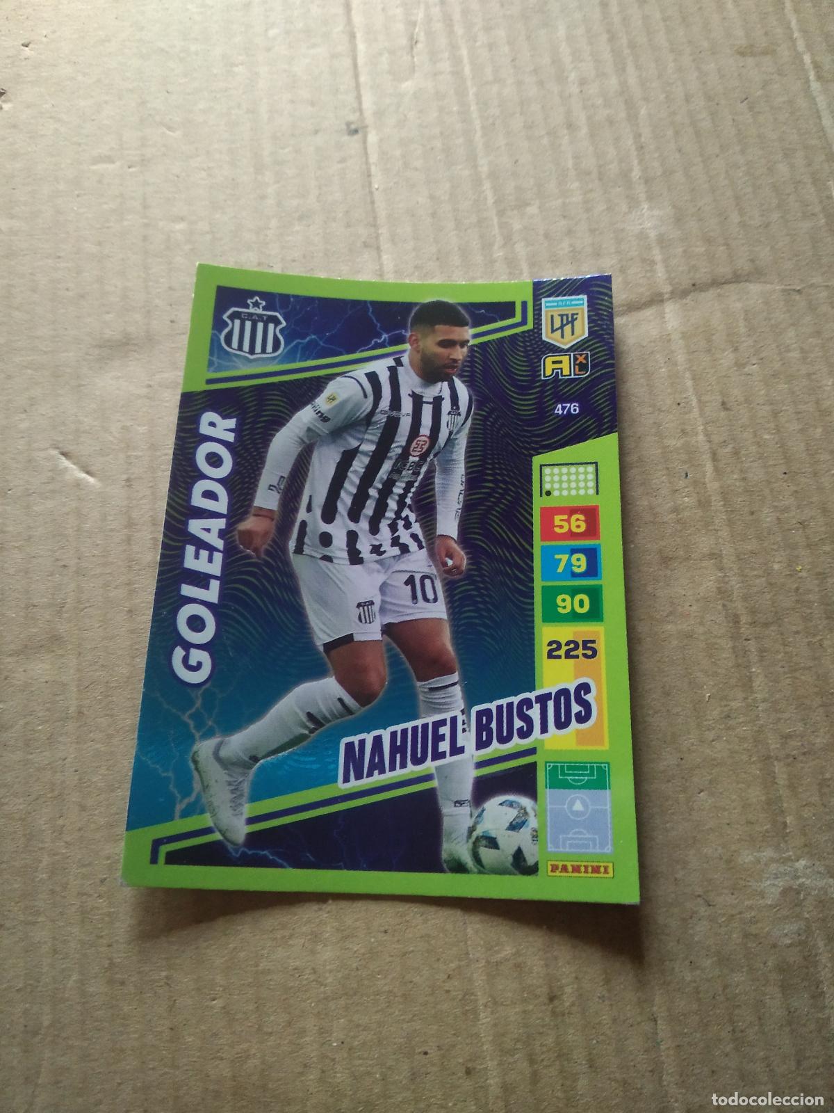 Cromos de F&uacute;tbol: 476 NAHUEL BUSTOS TALLERES CROMO FUTBOL PANINI ARGENTINO 2023 LIGA ARGENTINA ADRENALYN