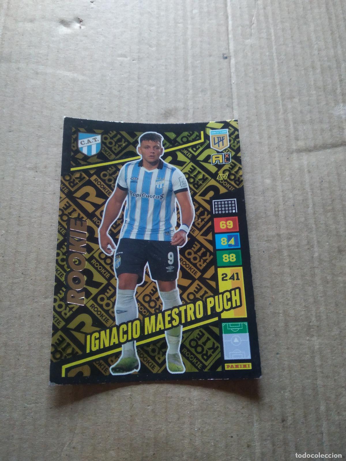 Cromos de F&uacute;tbol: 477 IGNACIO MAESTRO PUCH ATLETI TUCUMAN CROMO FUTBOL PANINI ARGENTINO 2023 LIGA ARGENTINA ADRENALYN