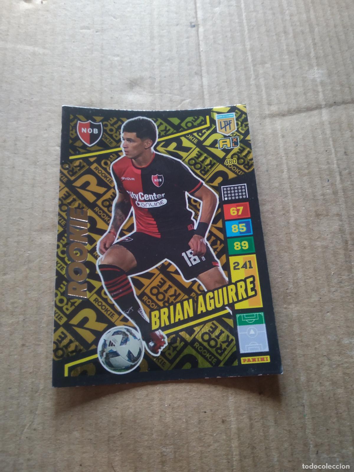 Cromos de F&uacute;tbol: 480 BRIAN AGUIRRE NEWELL'S CROMO FUTBOL PANINI ARGENTINO 2023 LIGA ARGENTINA ADRENALYN