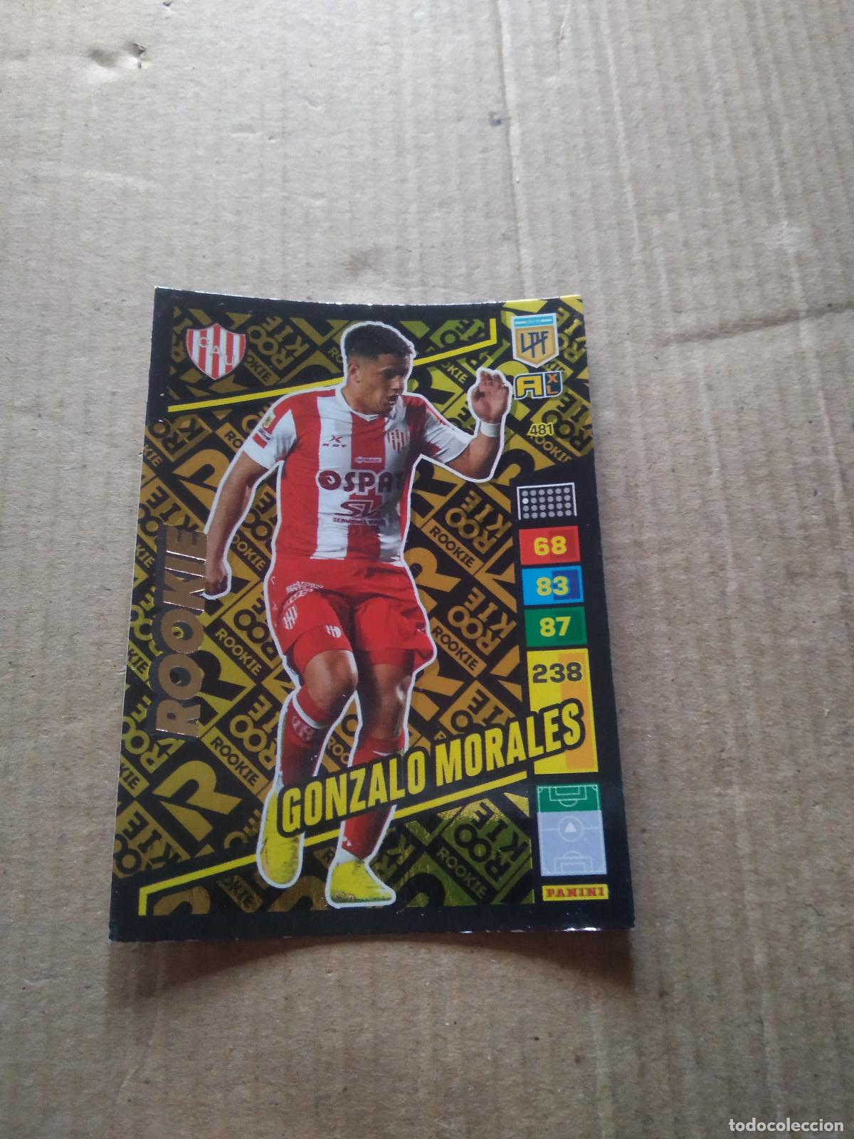 Cromos de F&uacute;tbol: 481 GONZALO MORALES UNION CROMO FUTBOL PANINI ARGENTINO 2023 LIGA ARGENTINA ADRENALYN