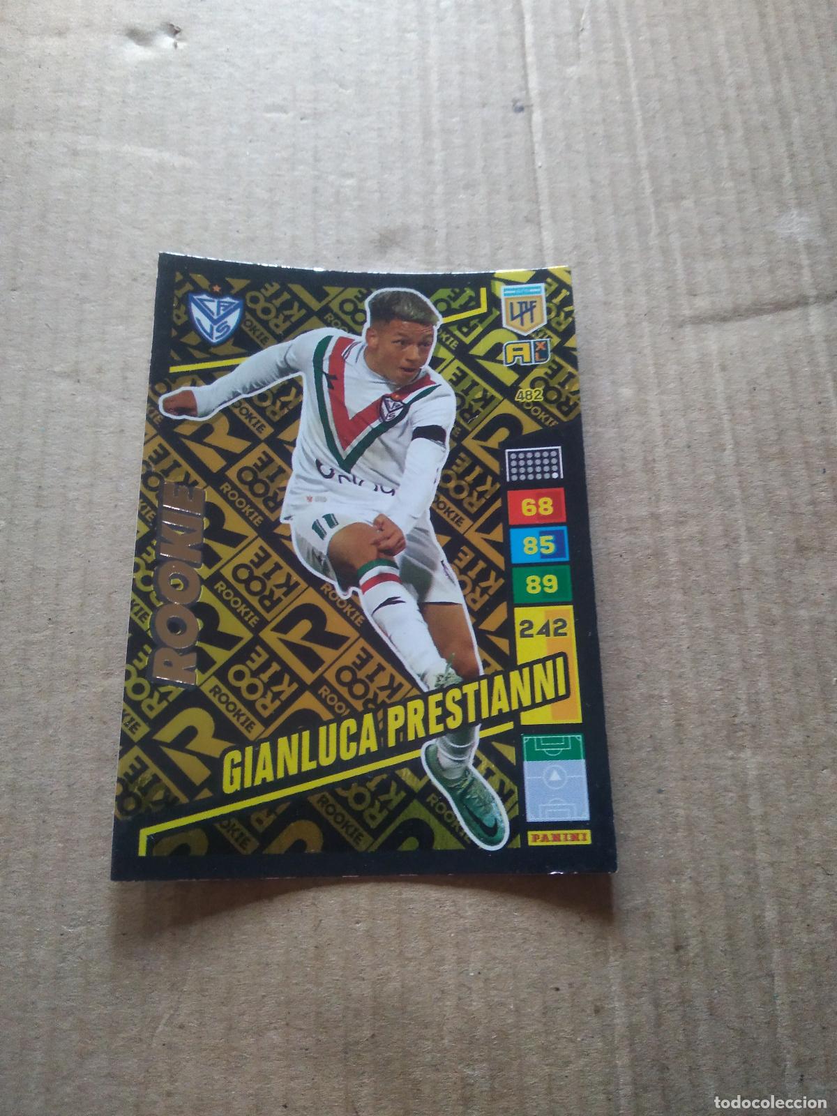 Cromos de F&uacute;tbol: 482 PRESTIANNI ROOKIE VELEZ CROMO FUTBOL PANINI ARGENTINO 2023 LIGA ARGENTINA ADRENALYN