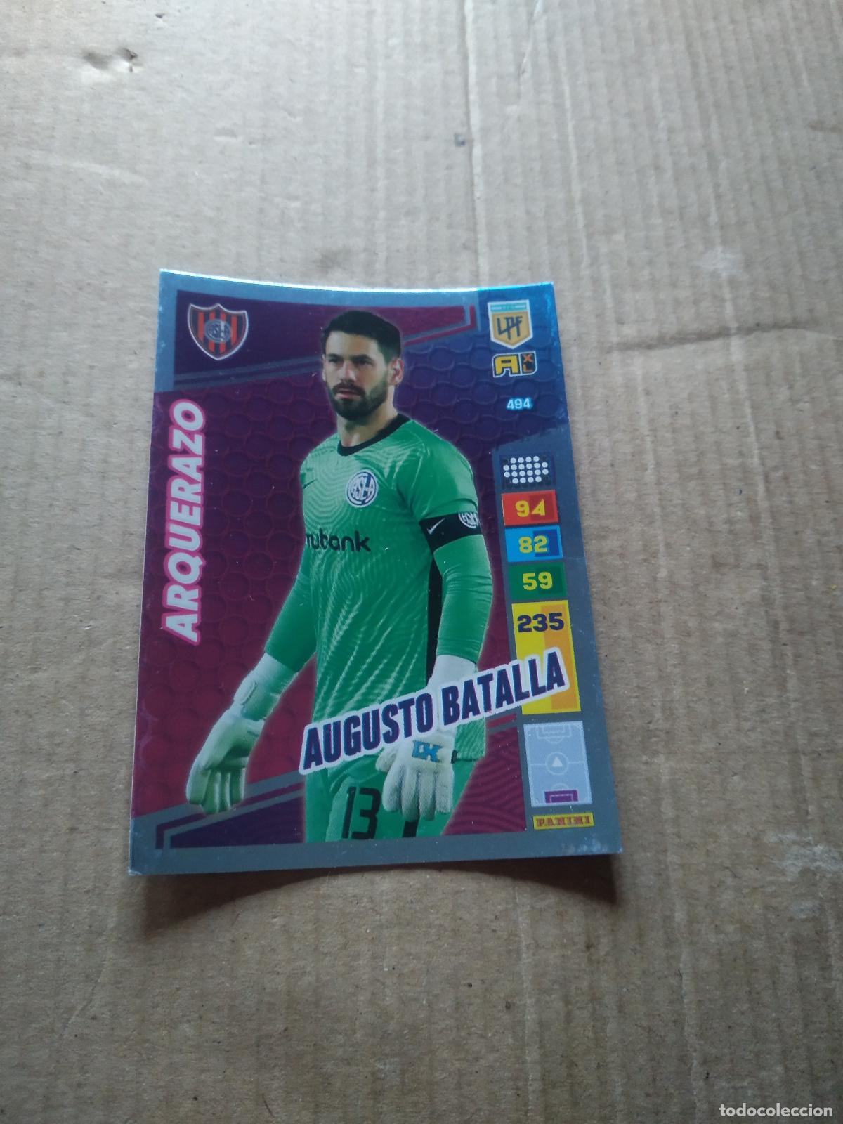 Cromos de F&uacute;tbol: 494 AUGUSTO BATALLA SAN LORENZO CROMO FUTBOL PANINI ARGENTINO 2023 LIGA ARGENTINA ADRENALYN