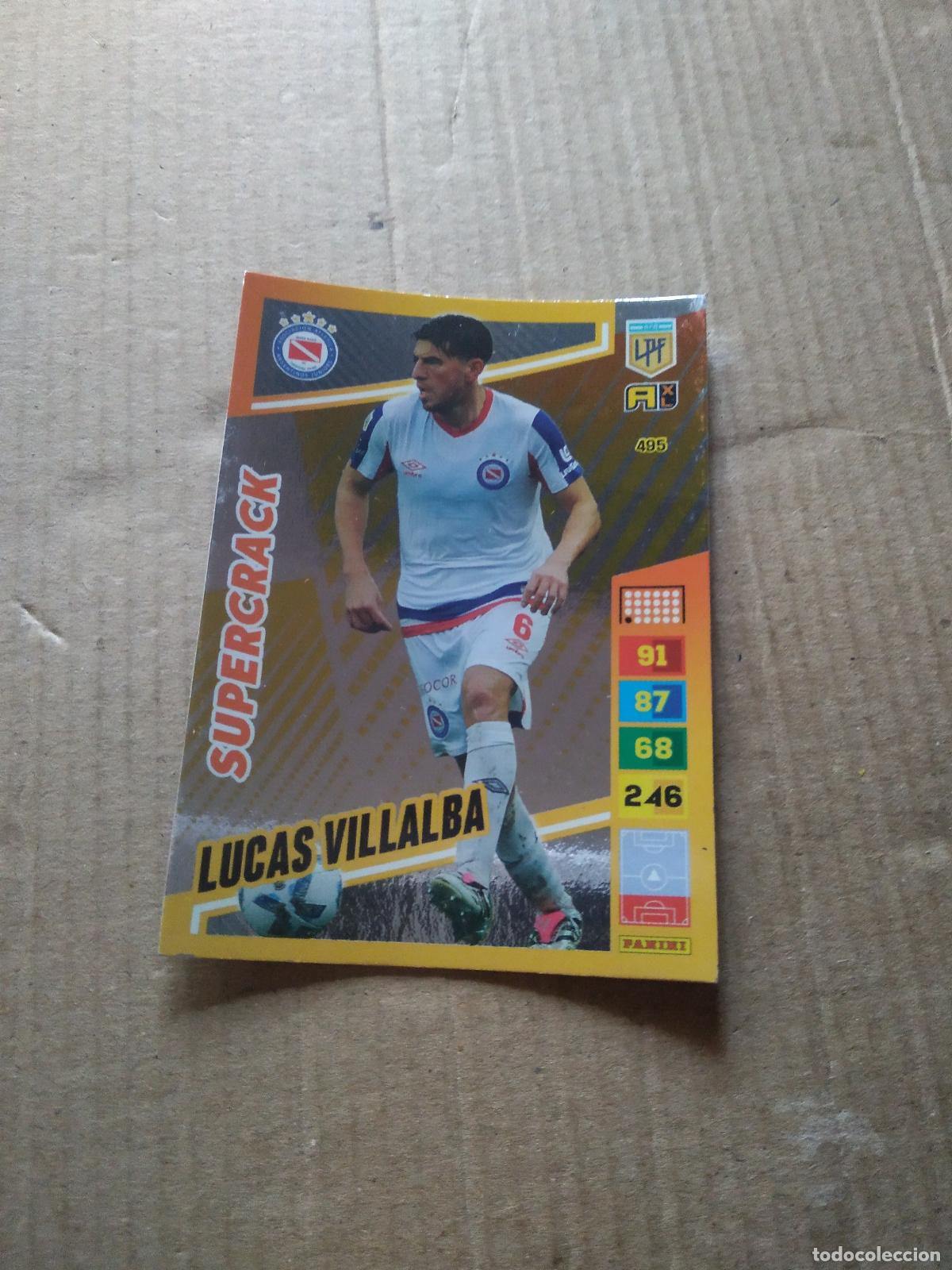 Cromos de F&uacute;tbol: 495 LUCAS VILLALBA ARGENTINOS JUNIORS CROMO FUTBOL PANINI ARGENTINO 2023 LIGA ARGENTINA ADRENALYN