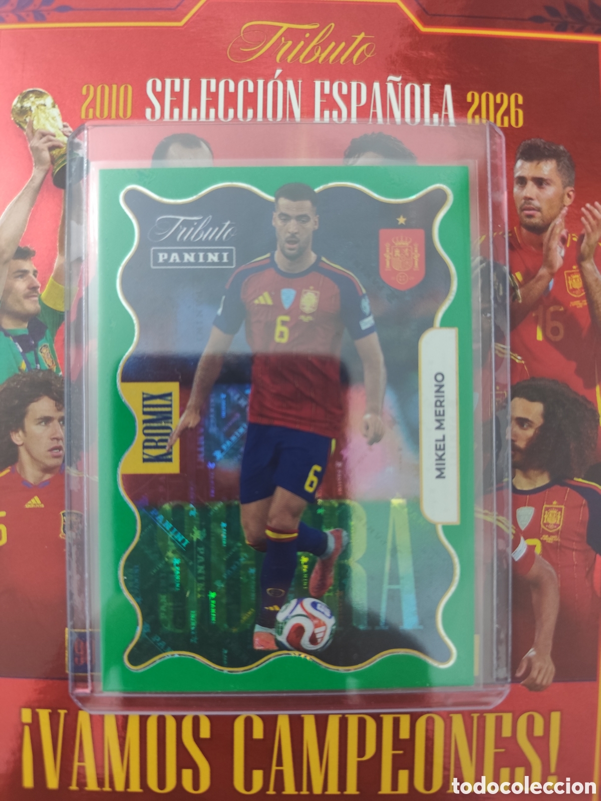 Cromos de F&uacute;tbol: KROMIX MIKEL MERINO SELECCI&Oacute;N ESPA&Ntilde;OLA 2000 2026 PANINI TRIBUTO