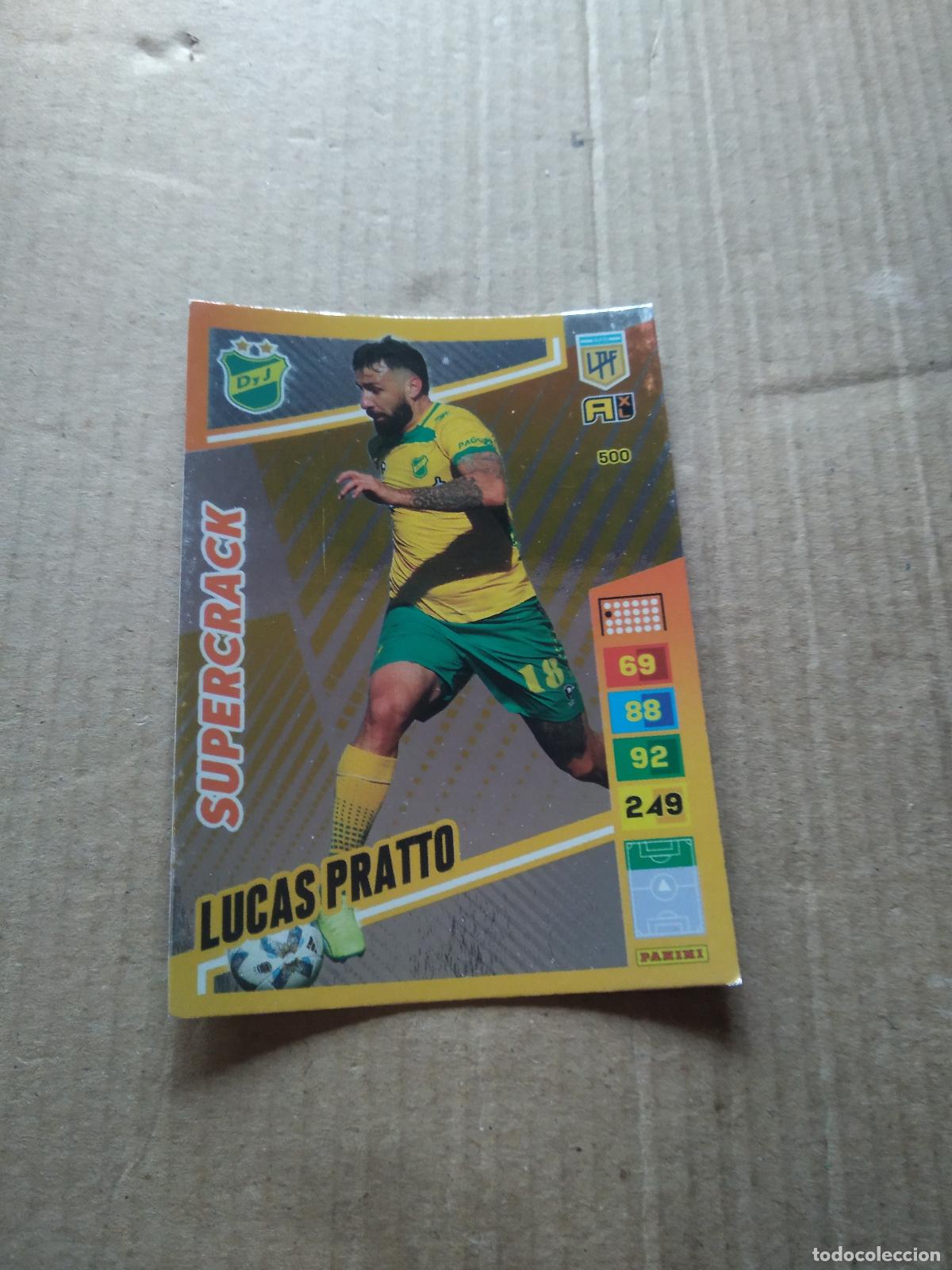 Cromos de F&uacute;tbol: 500 LUCAS PRATTO DEFENSA Y JUSTICIA CROMO FUTBOL PANINI ARGENTINO 2023 LIGA ARGENTINA ADRENALYN