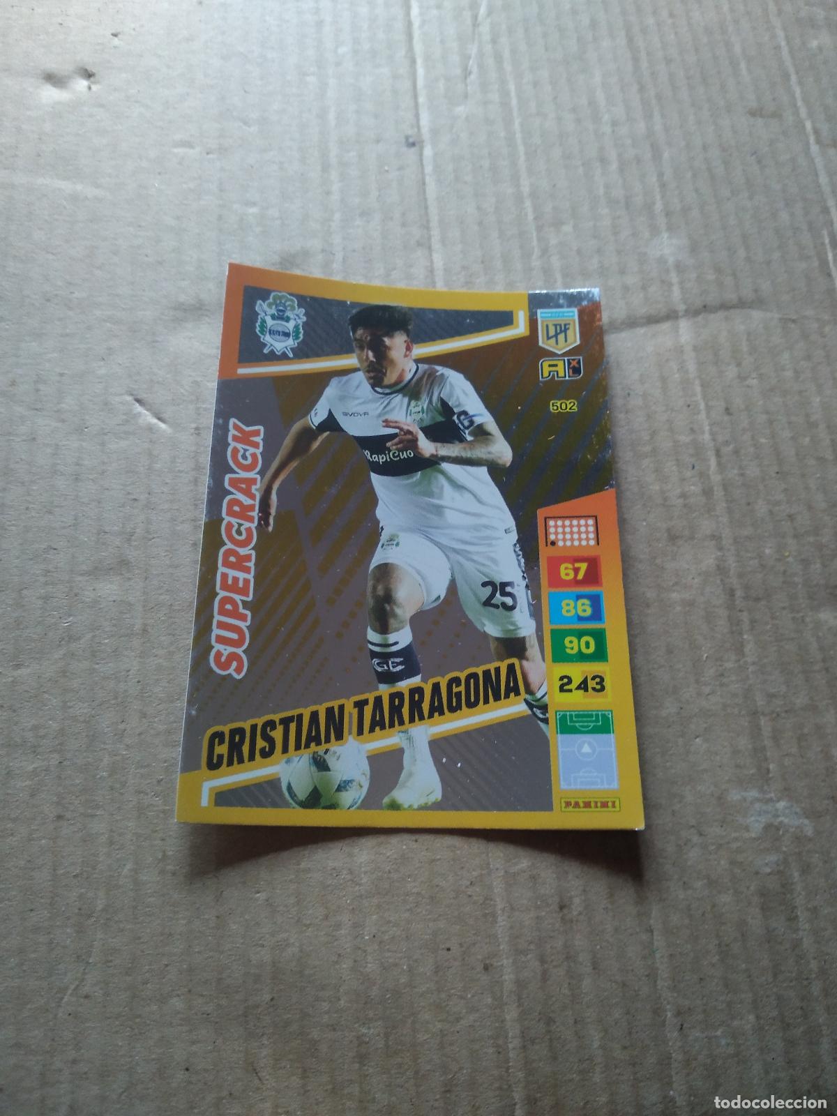 Cromos de F&uacute;tbol: 502 CRISTIAN TARRAGONA GIMNASIA CROMO FUTBOL PANINI ARGENTINO 2023 LIGA ARGENTINA ADRENALYN