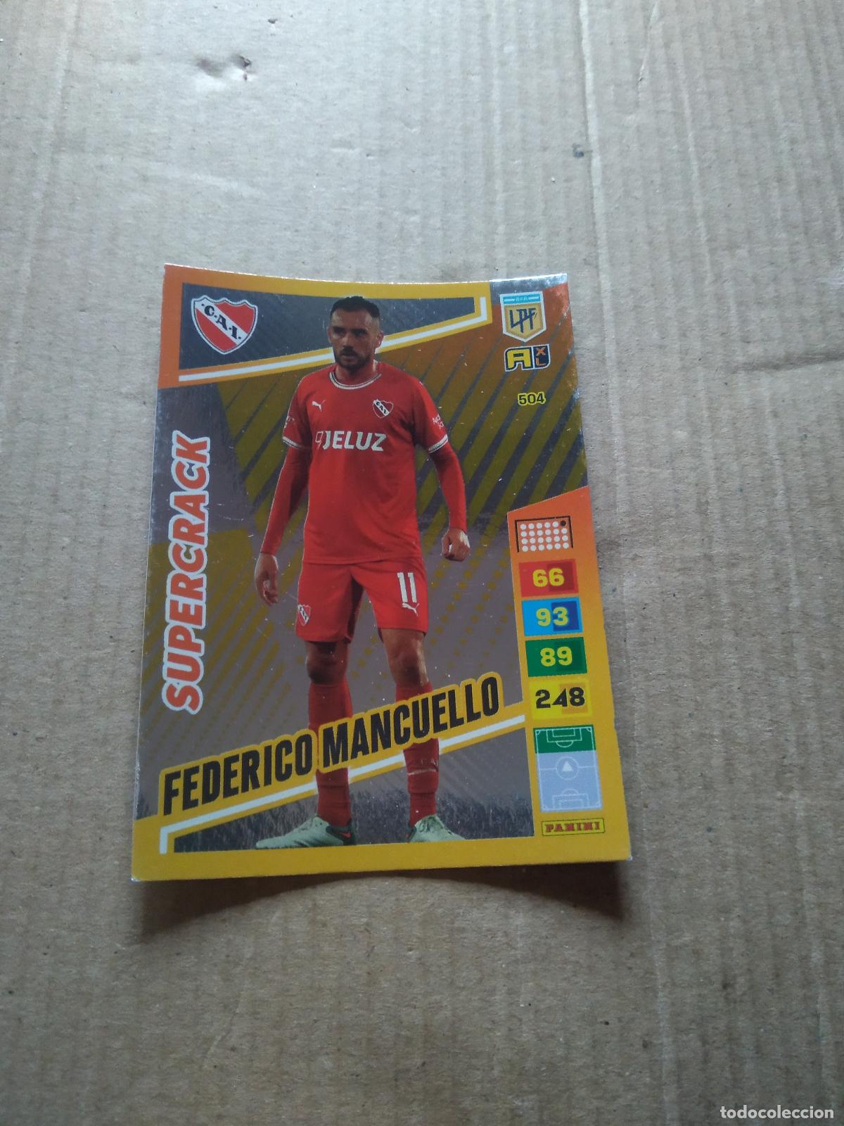 Cromos de F&uacute;tbol: 504 FEDERICO MANCUELLO INDEPENDIENTE CROMO FUTBOL PANINI ARGENTINO 2023 LIGA ARGENTINA ADRENALYN