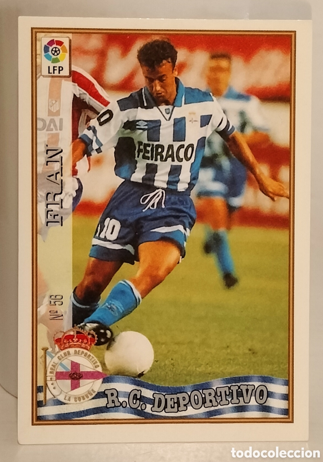 Cromos de F&uacute;tbol: Fran Deportivo de la Coru&ntilde;a 96-97