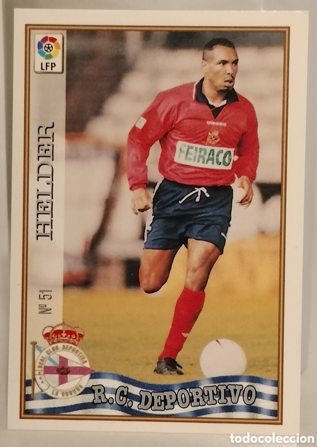 Cromos de F&uacute;tbol: Helder Deportivo de la Coru&ntilde;a 96-97