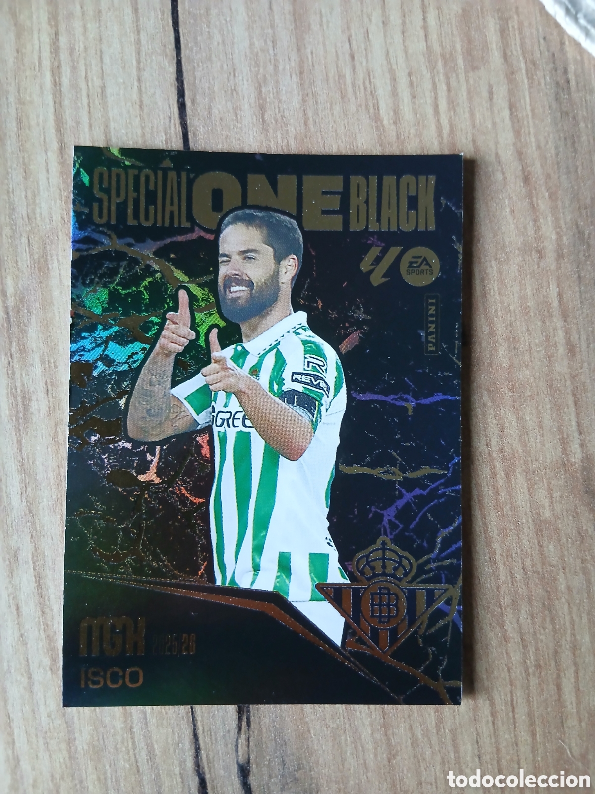 Figurine di Calcio: CARD Isco (SPECIAL ONE BLACK) LIGA 25-26 2025 2026 MEGACRACKS MGK
