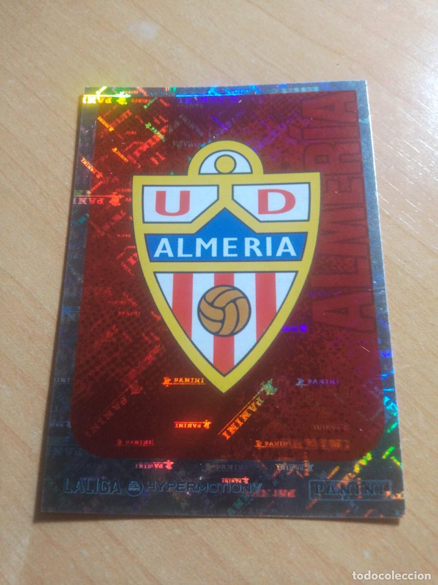 Cromos de F&uacute;tbol: 21 ESCUDO DEL ALMER&Iacute;A 2&ordf; DIVISION HYPERMOTION 25 26 PANINI 2025 2026 NUEVO