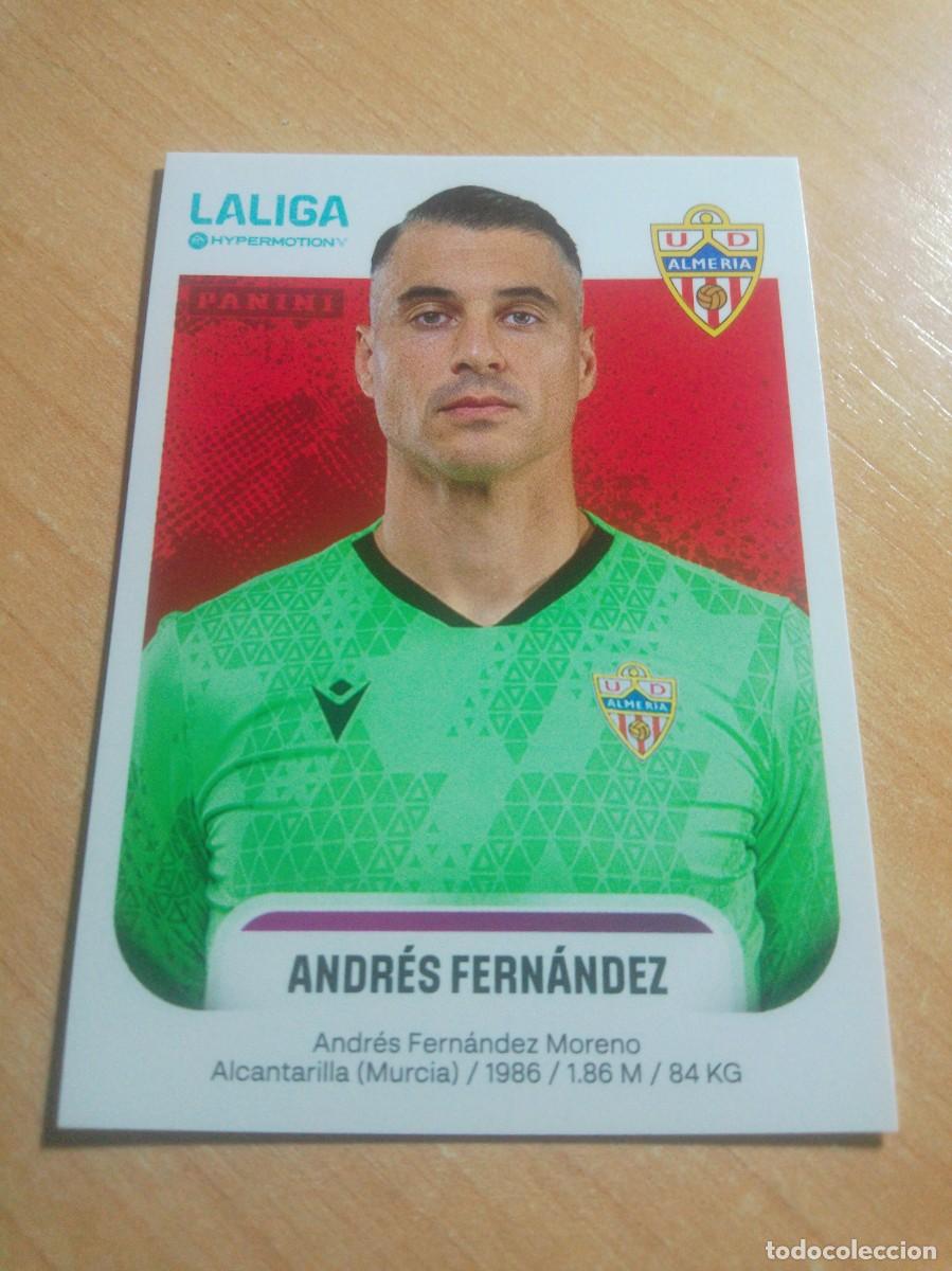 Cromos de F&uacute;tbol: 23 ANDR&Eacute;S FERN&Aacute;NDEZ DEL ALMER&Iacute;A 2&ordf; DIVISION HYPERMOTION 25 26 PANINI 2025 2026 NUEVO