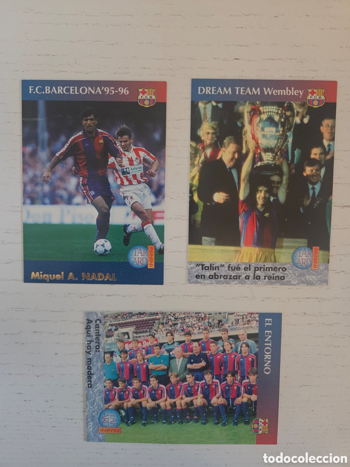 Cromos de F&uacute;tbol: LOTE 3 CROMOS BARCELONA