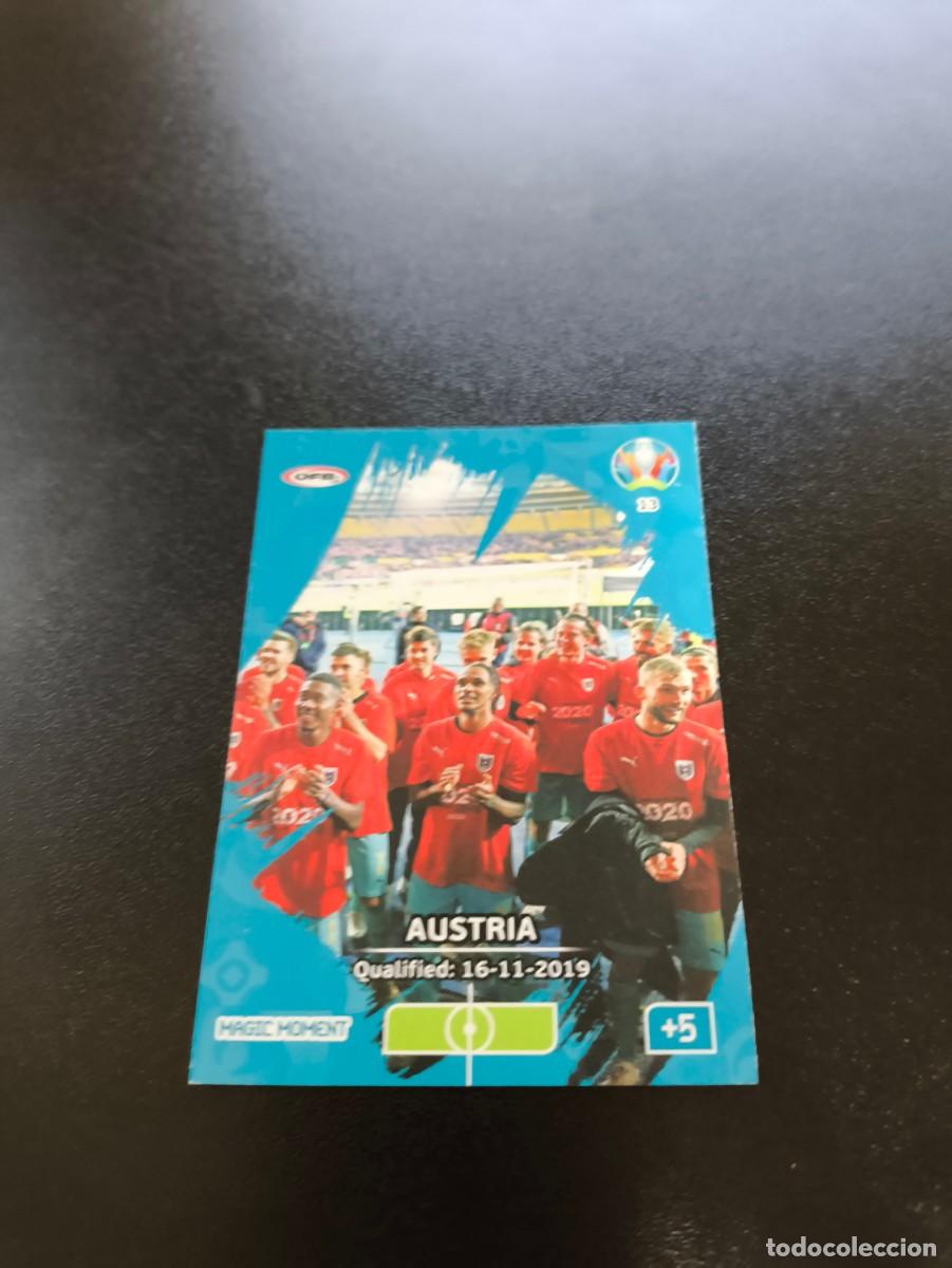 Cromos de F&uacute;tbol: 12 Austria EQUIPO PANINI ADRENALYN XL EURO 2020 EUROCOPA NO LIGA ESTE
