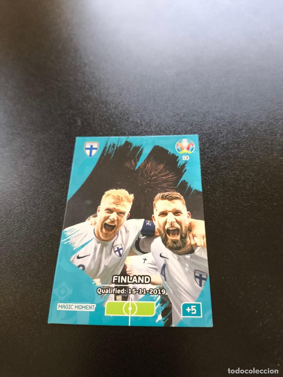 Cromos de F&uacute;tbol: 14 Finland FINLANDIA EQUIPO PANINI ADRENALYN XL EURO 2020 EUROCOPA NO LIGA ESTE