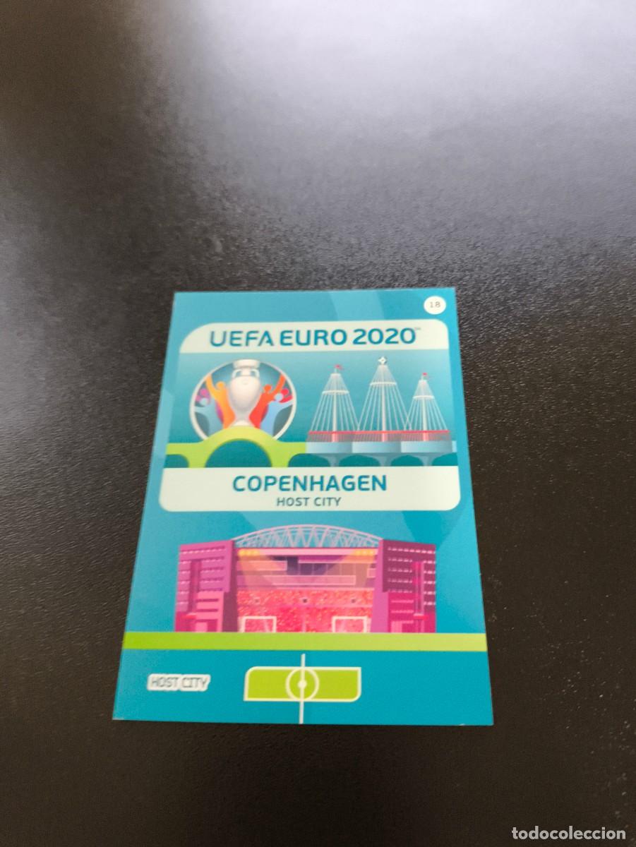 Cromos de F&uacute;tbol: 18 Copenhagen DENMARK DINAMARCA SEDE PANINI ADRENALYN XL EURO 2020 EUROCOPA NO LIGA ESTE