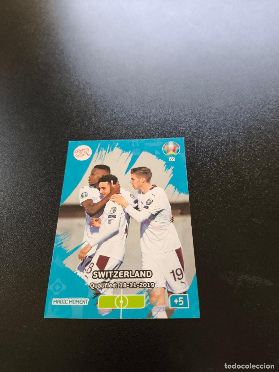 Cromos de F&uacute;tbol: 22 Switzerland SUIZA MAGI MOMENTS PANINI ADRENALYN XL EURO 2020 EUROCOPA NO LIGA ESTE
