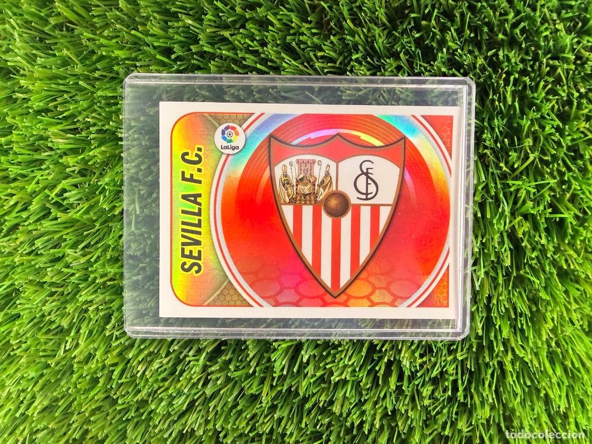 Cromos de F&uacute;tbol: N&ordm; 33 Escudo Sevilla FC Liga Este 16 17