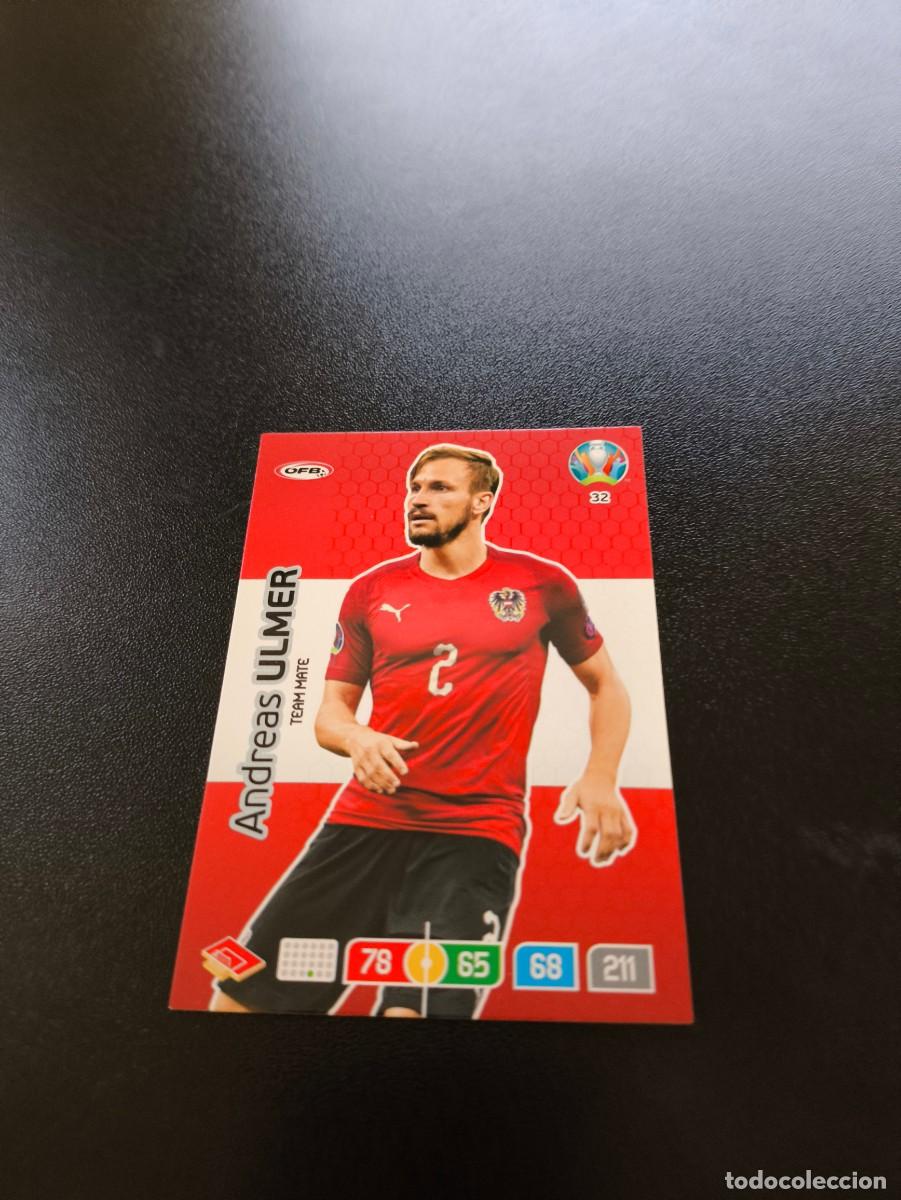 Cromos de F&uacute;tbol: 32 Andreas Ulmer AUSTRIA PANINI ADRENALYN XL EURO 2020 EUROCOPA NO LIGA ESTE