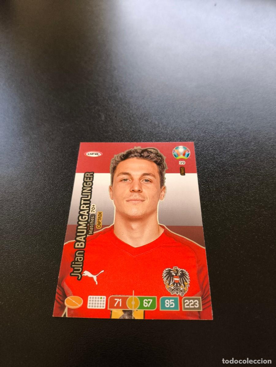 Cromos de F&uacute;tbol: 39 Julian Baumgartlinger CAPTAIN AUSTRIA PANINI ADRENALYN XL EURO 2020 EUROCOPA NO LIGA ESTE