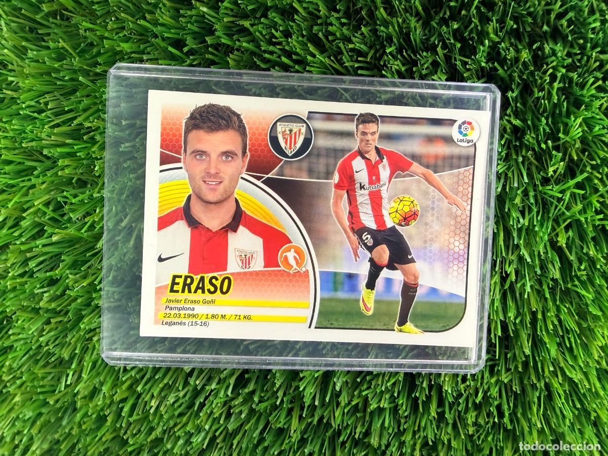 Cromos de F&uacute;tbol: N&ordm; 11B Eraso Athletic Club Liga Este 16 17