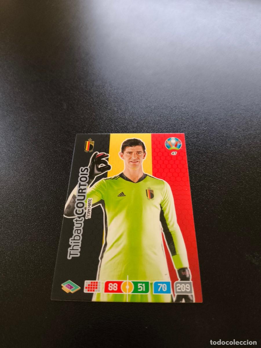 Cromos de F&uacute;tbol: 47 Thibaut Courtois REAL MADRID BELGICA BELGIUM PANINI ADRENALYN XL EURO 2020 EUROCOPA NO LIGA ESTE