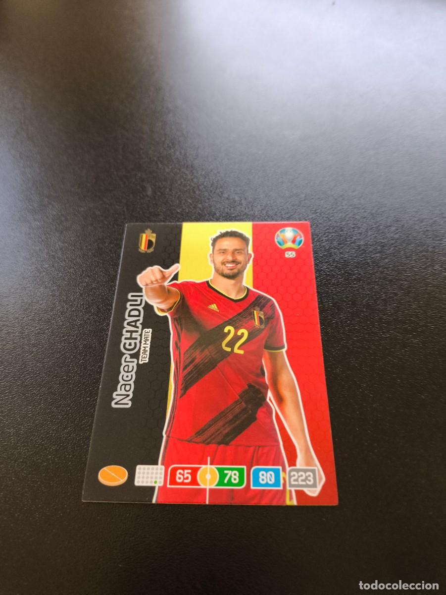 Football Stickers: 55 Nacer Chadli BELGICA belgium PANINI ADRENALYN XL EURO 2020 EUROCOPA NO LIGA ESTE