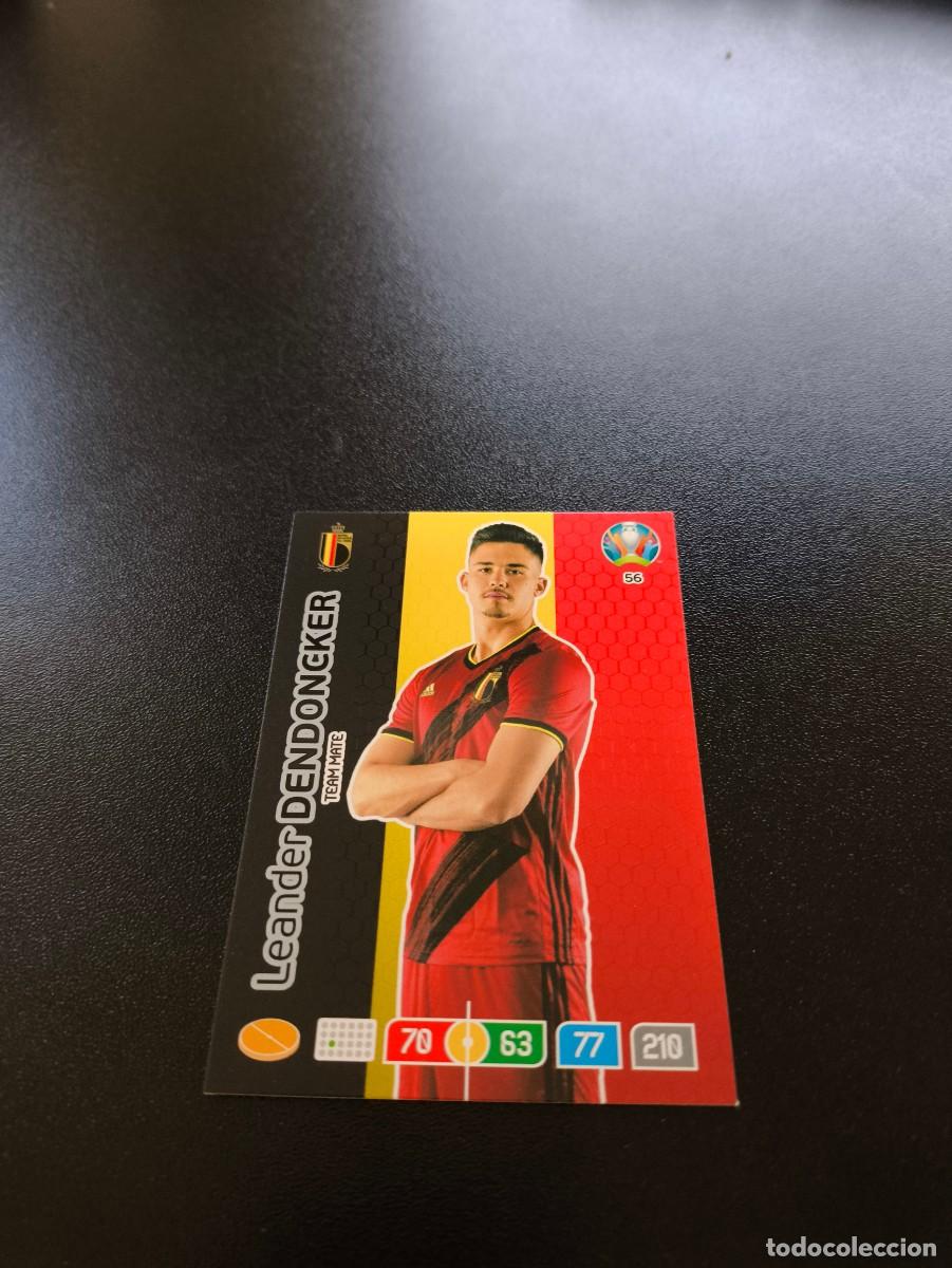 Cromos de F&uacute;tbol: 56 Leander Dendoncker BELGICA belgium PANINI ADRENALYN XL EURO 2020 EUROCOPA NO LIGA ESTE