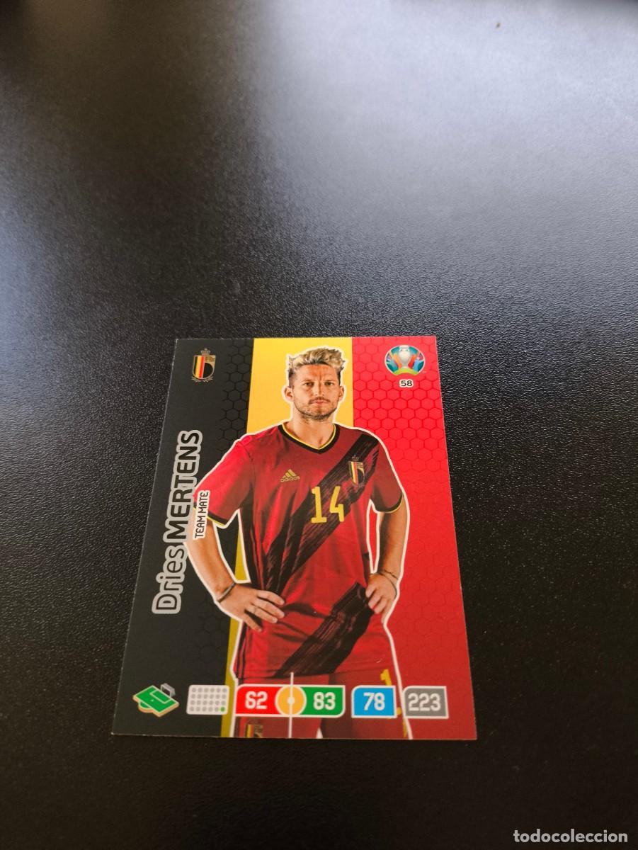 Cromos de F&uacute;tbol: 58 Dries Mertens BELGICA belgium PANINI ADRENALYN XL EURO 2020 EUROCOPA NO LIGA ESTE