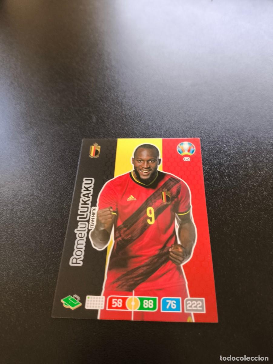 Cromos de F&uacute;tbol: 62 Romelu Lukaku BELGIUM BELGICA PANINI ADRENALYN XL EURO 2020 EUROCOPA NO LIGA ESTE