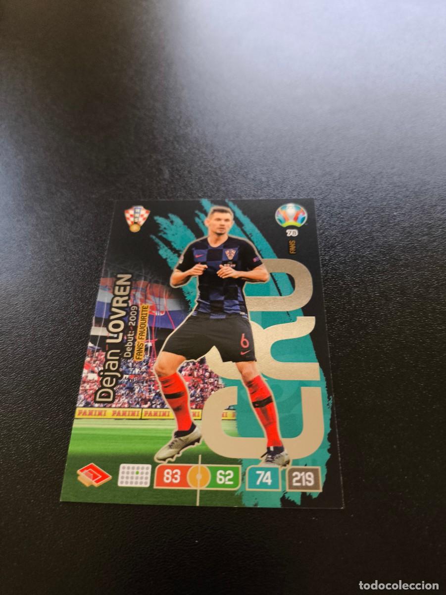 Cromos de F&uacute;tbol: 78 Dejan Lovren Fans' Favourite CROATIA CROACIA PANINI ADRENALYN XL EURO 2020 EUROCOPA NO LIGA ESTE