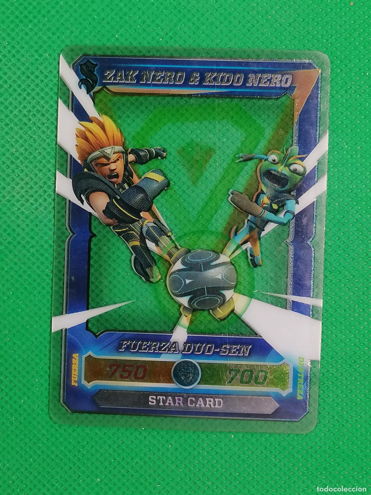 Cromos de F&uacute;tbol: #165 ZAK NERO & KIDO NERO ♕ CRYSTAL DESAFIO CHAMPIONS SENDOKAI PANINI 2014