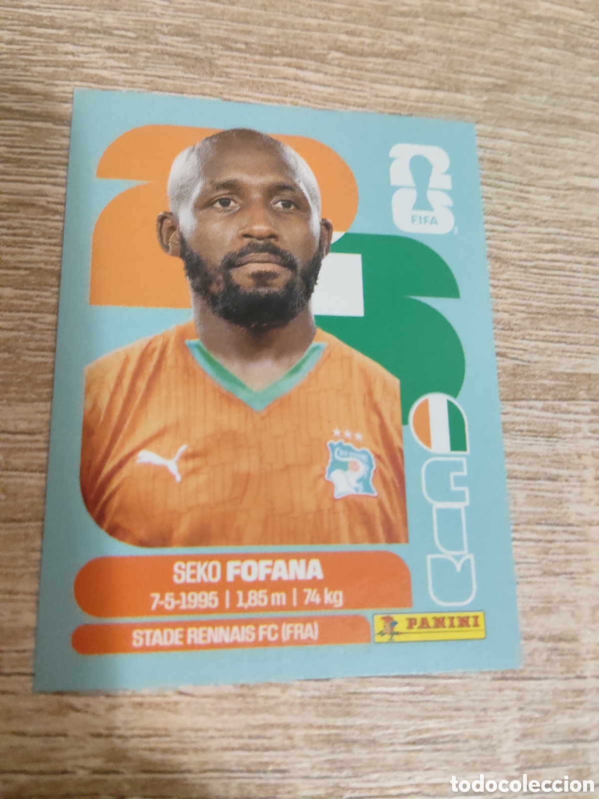 Cromos de F&uacute;tbol: Panini mundial 2026 CIV 11 Seko Fofana Costa de Marfil
