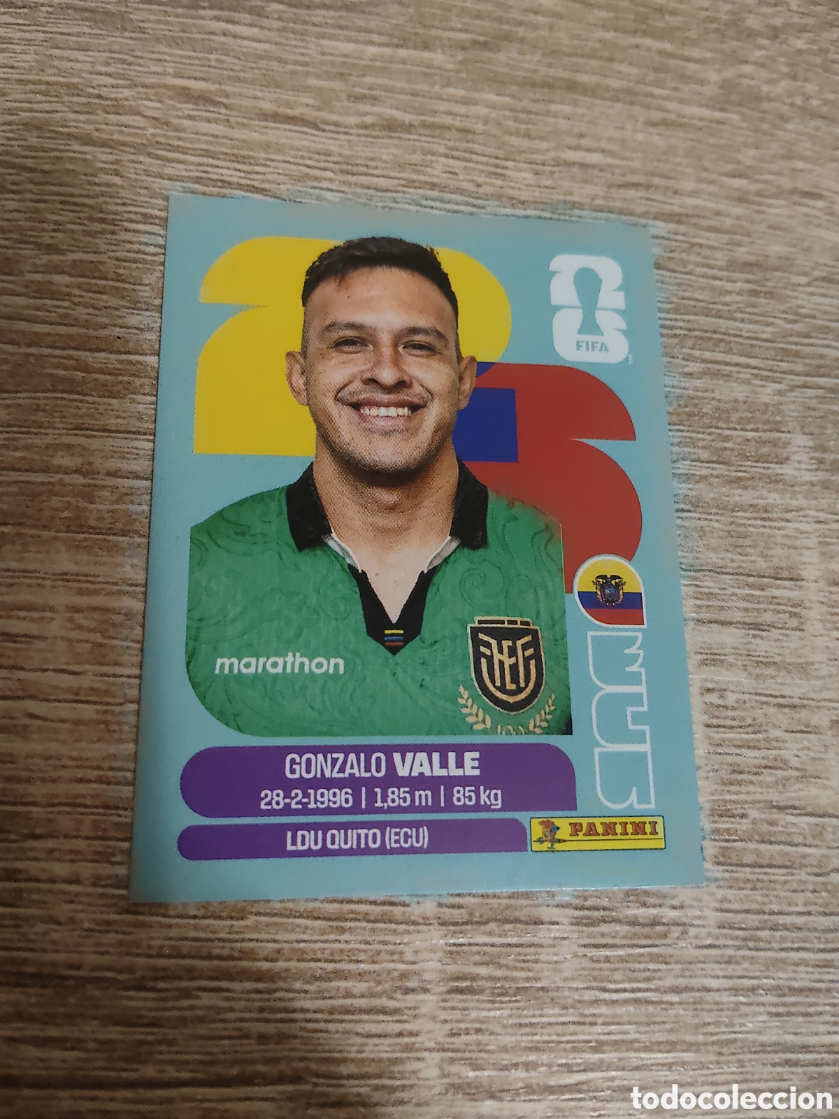 Cromos de Futebol: Panini mundial 2026 ECU 3 Gonzalo Valle Ecuador