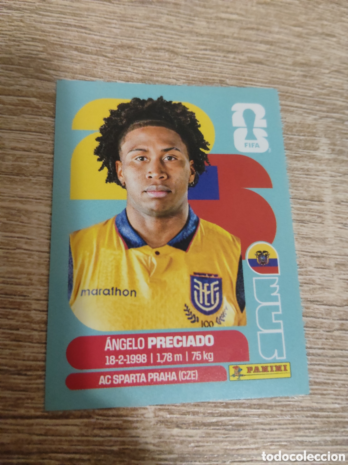 Cromos de Futebol: Panini mundial 2026 ECU 7 Angelo Preciado Ecuador