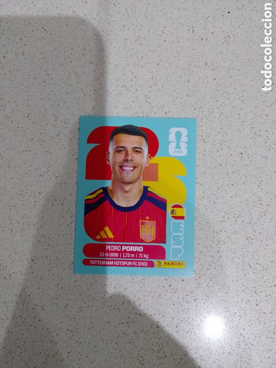 Fu&szlig;ball-Sticker: CROMO N&Uacute;MERO 6 GRIMALDO ESPA&Ntilde;A. MUNDIAL 2026. PANINI.