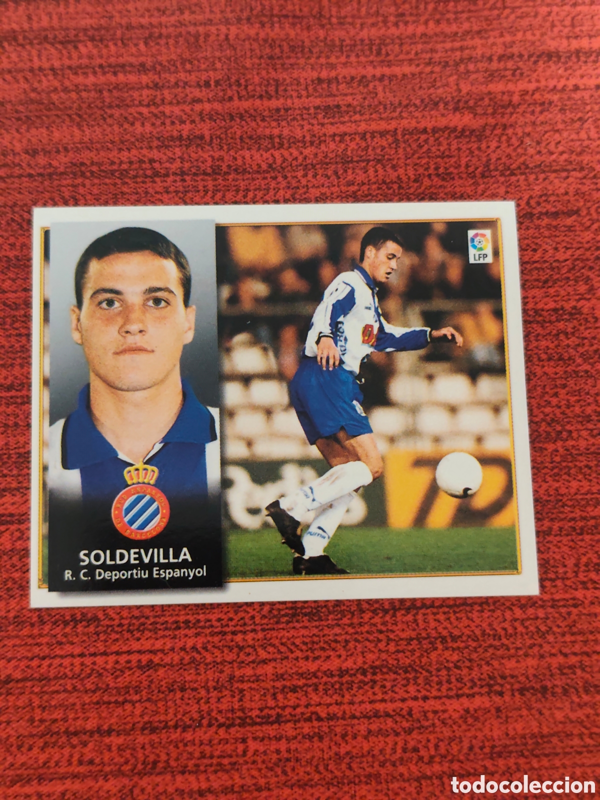 Football Stickers: COLOCA SOLDEVILLA ESPANYOL EDICIONES ESTE 1998 1999