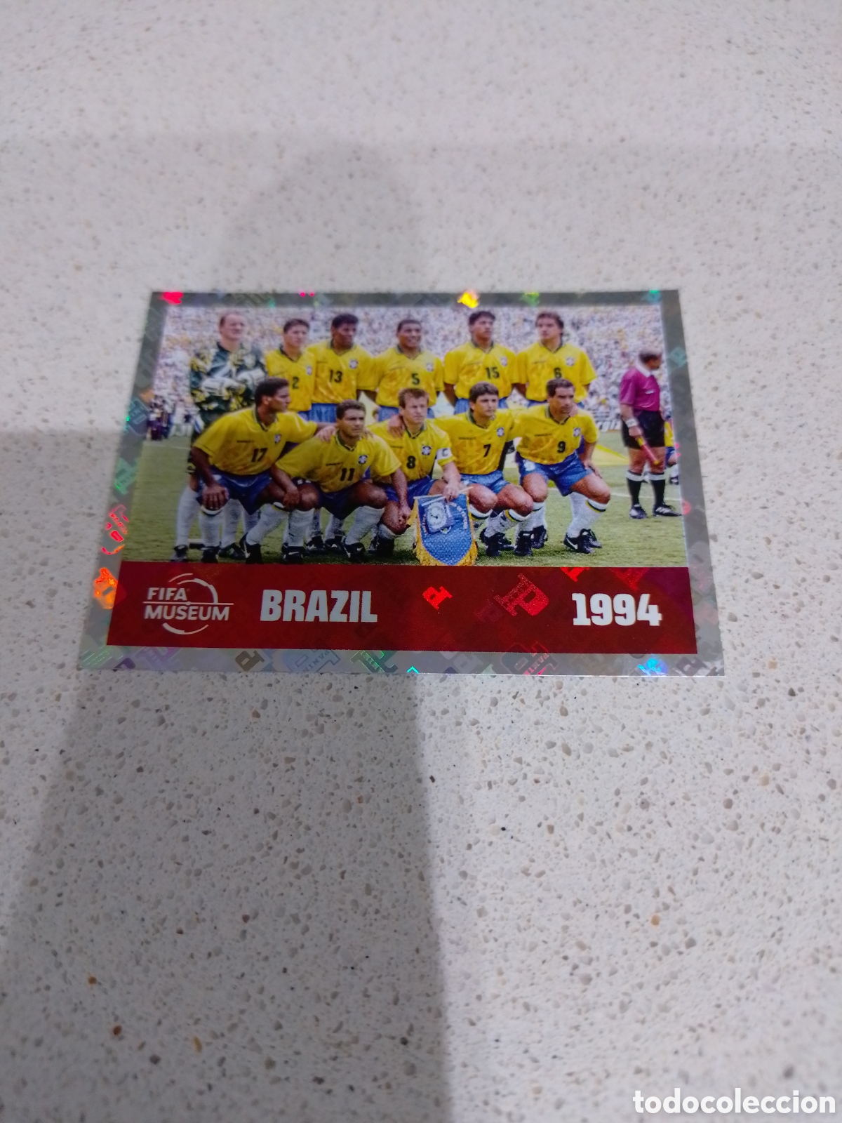 Cromos de F&uacute;tbol: CROMO N&Uacute;MERO 15 BRASIL CAMPEONA 1994. MUNDIAL 2026. PANINI.
