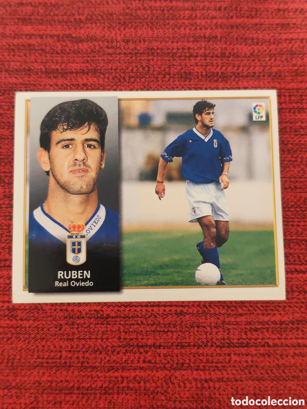 Cromos de F&uacute;tbol: COLOCA RUB&Eacute;N REAL OVIEDO EDICIONES ESTE 1998 1999