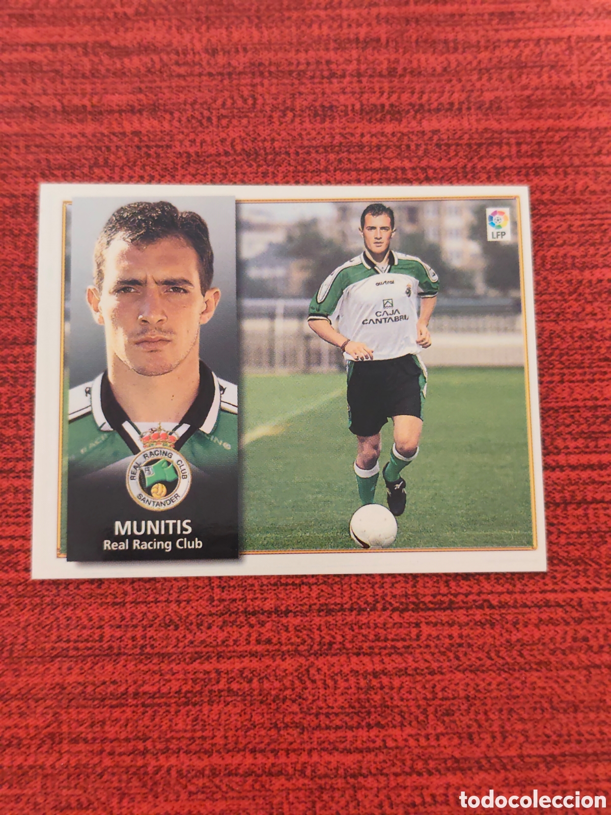 Cromos de F&uacute;tbol: COLOCA MUNITIS RACING SANTANDER EDICIONES ESTE 1998 1999